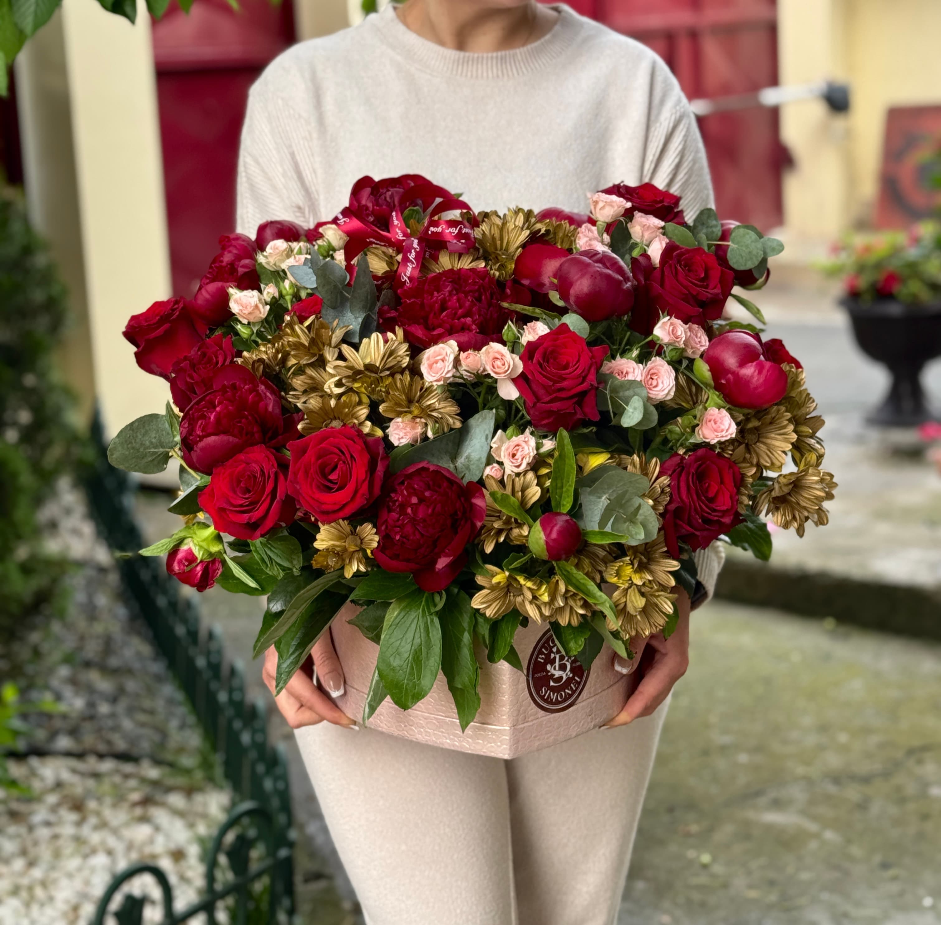 In love with peonies